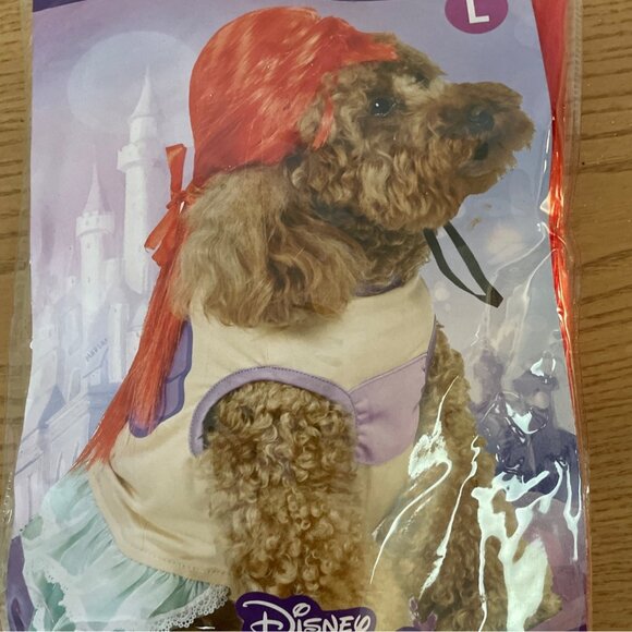 Disney Princess Ariel Little Mermaid Pet Costume Large Dog Halloween Apparel - Picture 3 of 6